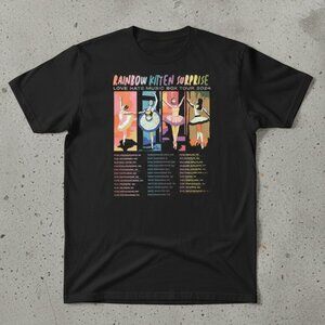 Rainbow Kitten Surprise Tour 2024 Graphic T-Shirt | Love Hate Music Box Tour Tee